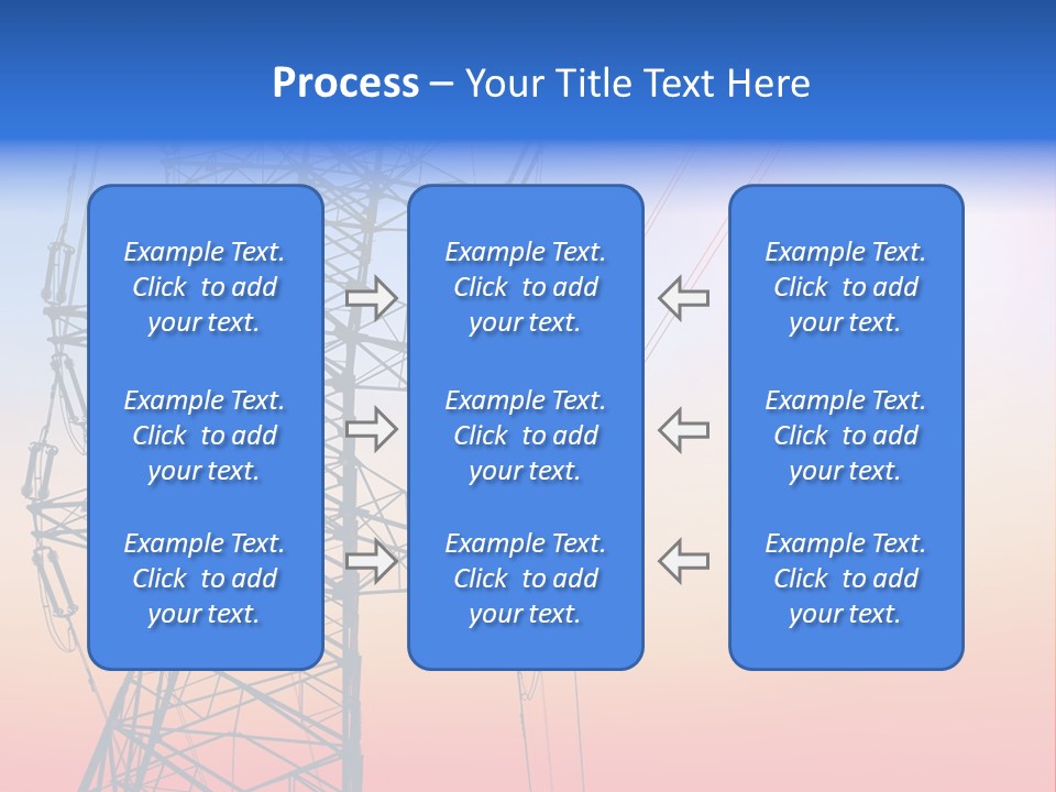 Transmission Voltage Station PowerPoint Template
