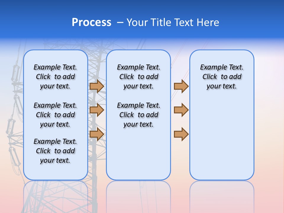 Transmission Voltage Station PowerPoint Template
