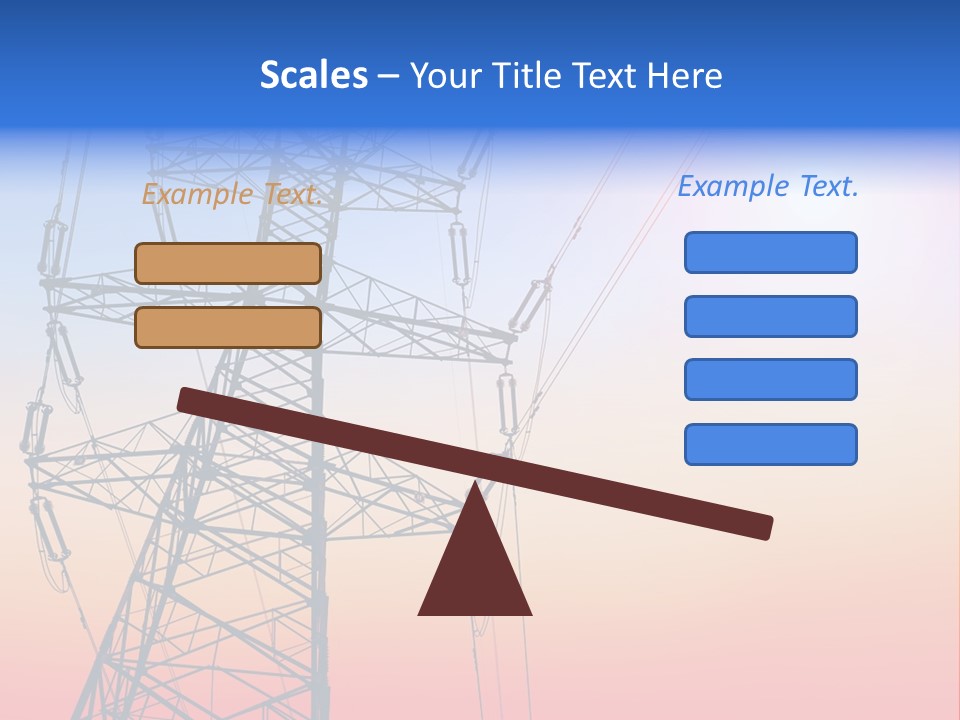 Transmission Voltage Station PowerPoint Template