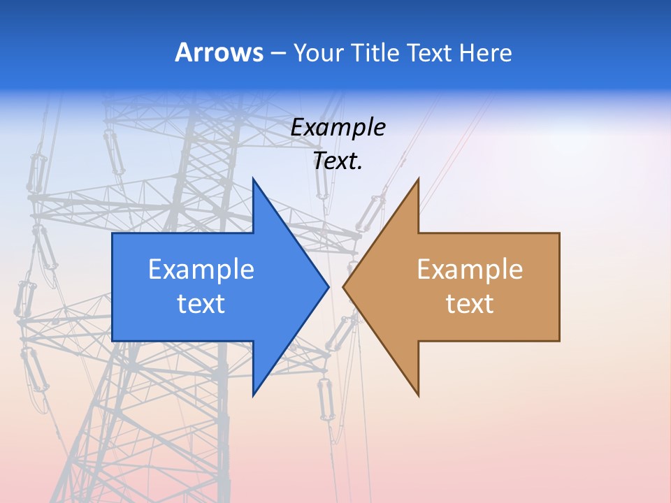 Transmission Voltage Station PowerPoint Template