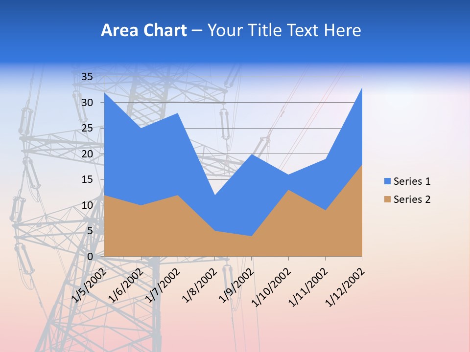 Transmission Voltage Station PowerPoint Template