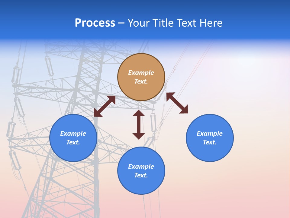 Transmission Voltage Station PowerPoint Template