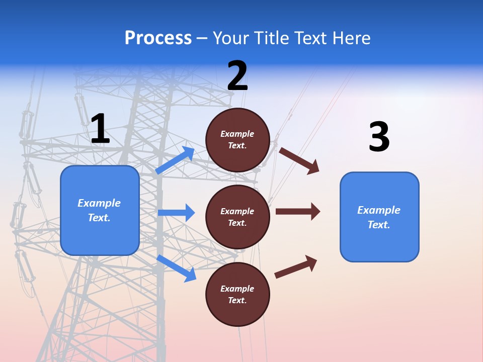 Transmission Voltage Station PowerPoint Template