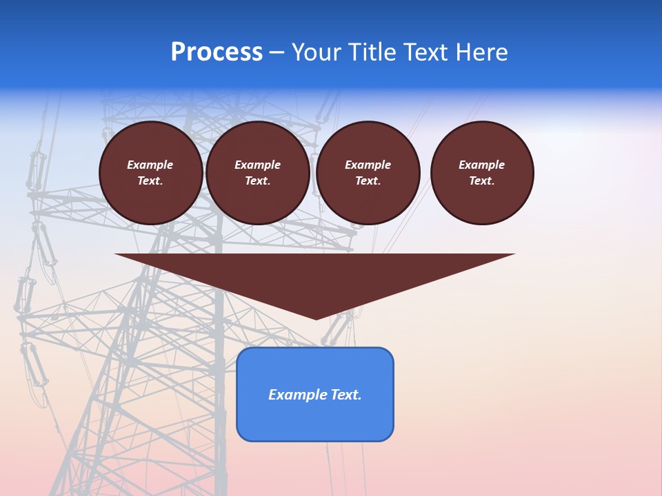 Transmission Voltage Station PowerPoint Template