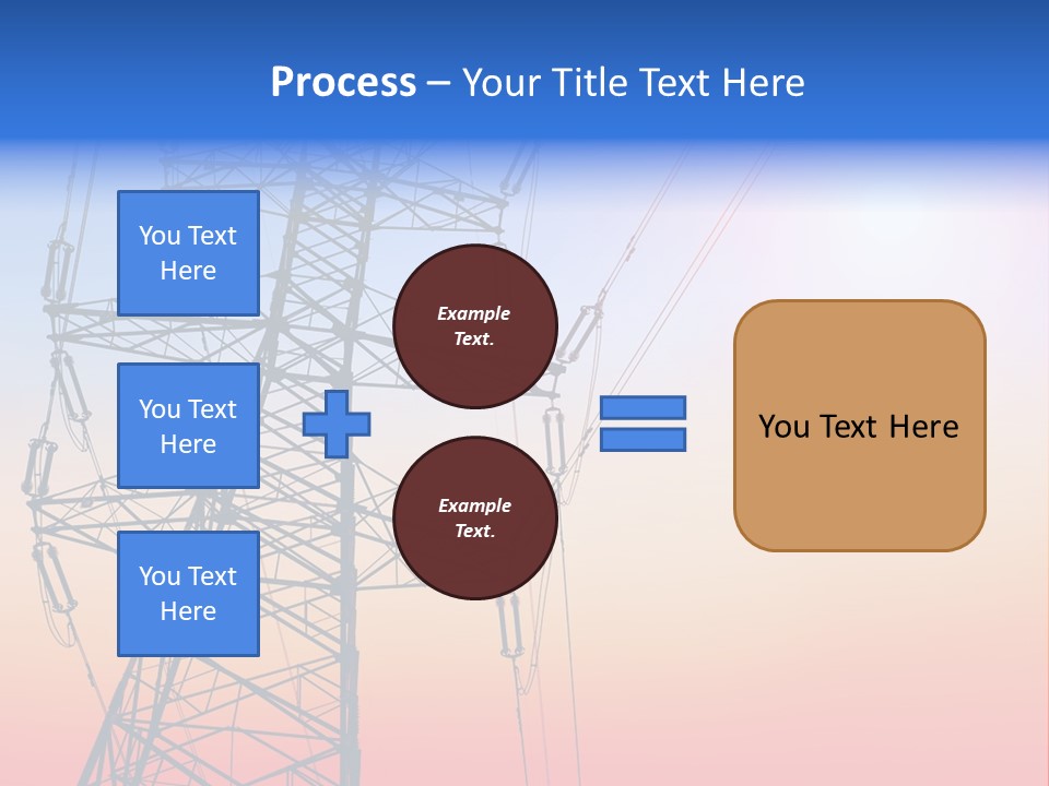 Transmission Voltage Station PowerPoint Template