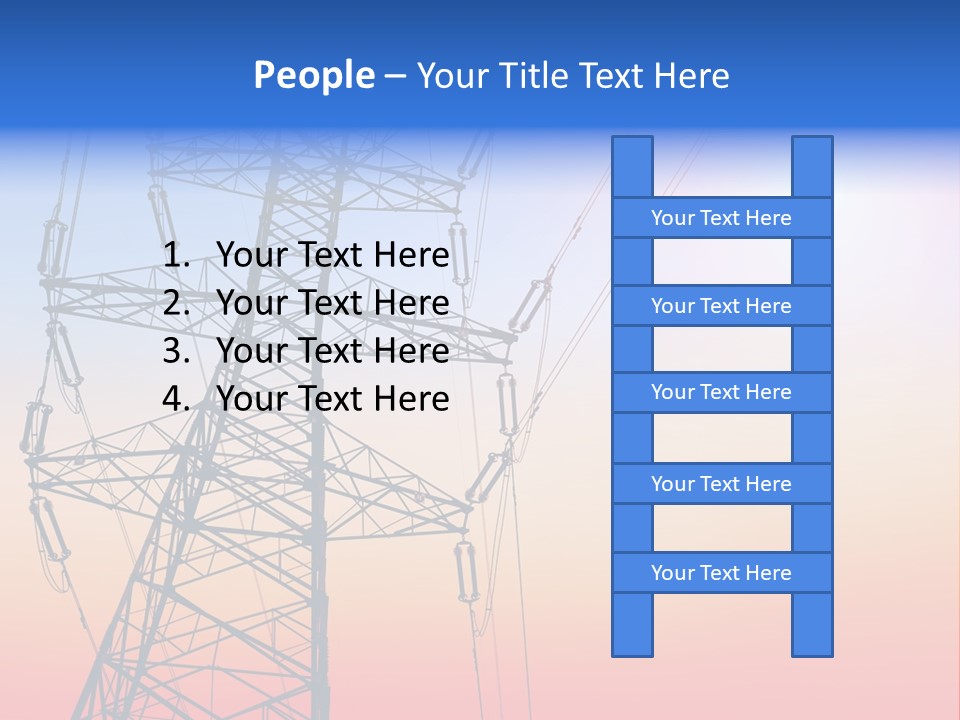 Transmission Voltage Station PowerPoint Template