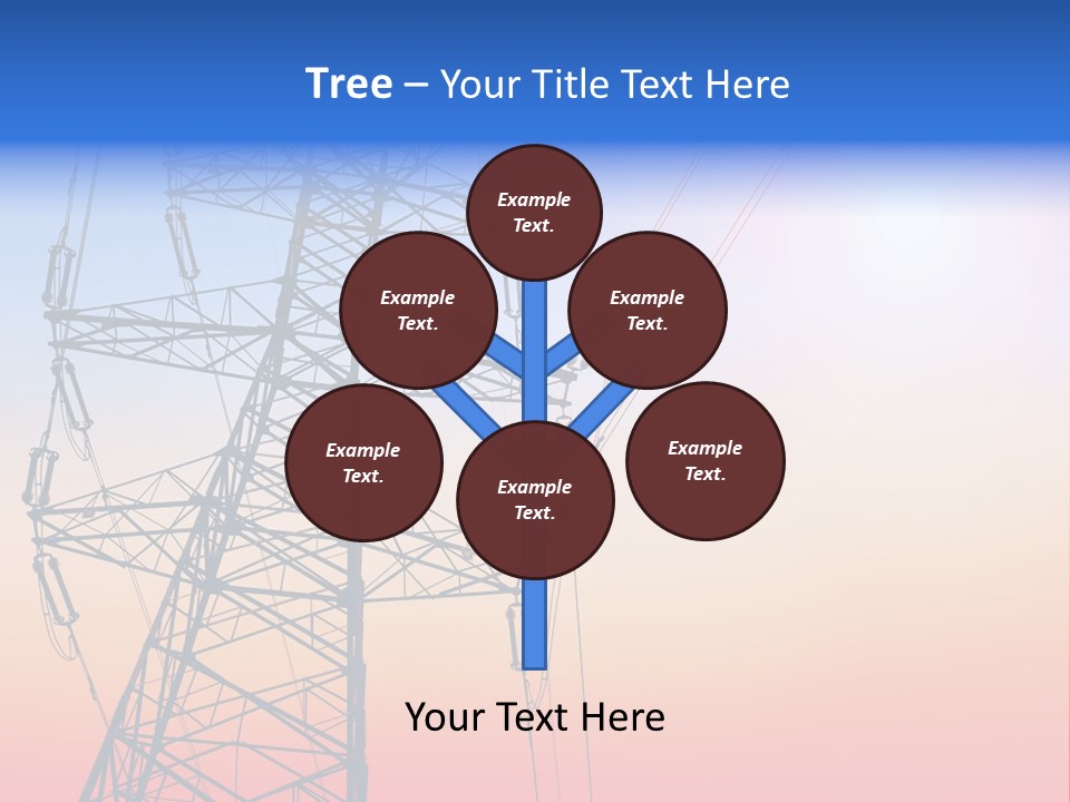 Transmission Voltage Station PowerPoint Template