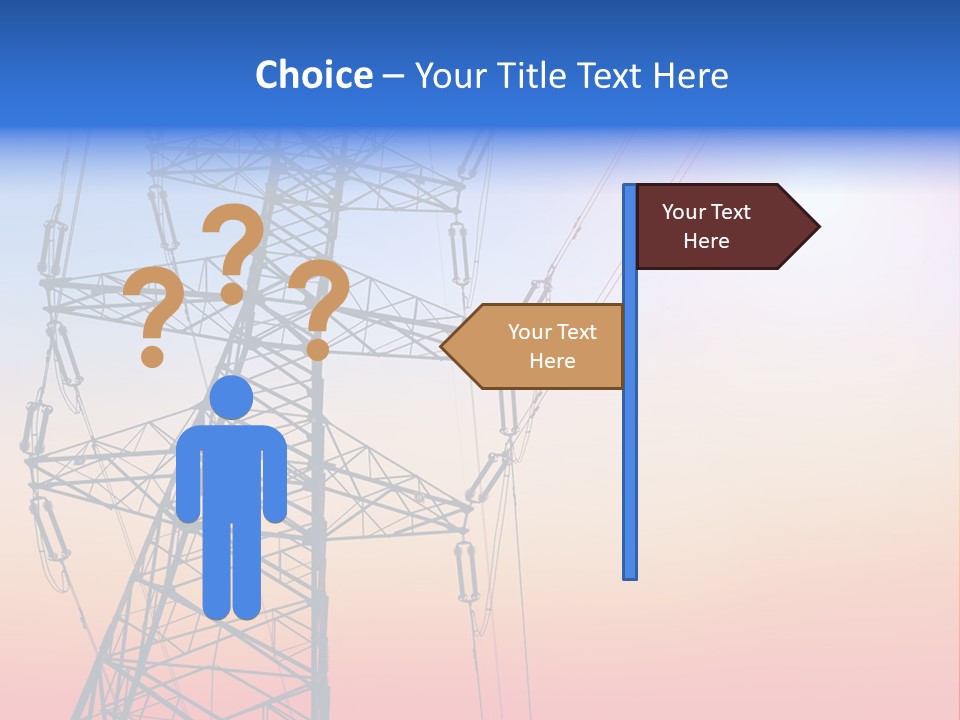 Transmission Voltage Station PowerPoint Template