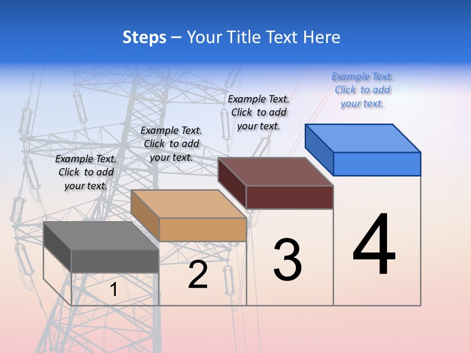 Transmission Voltage Station PowerPoint Template