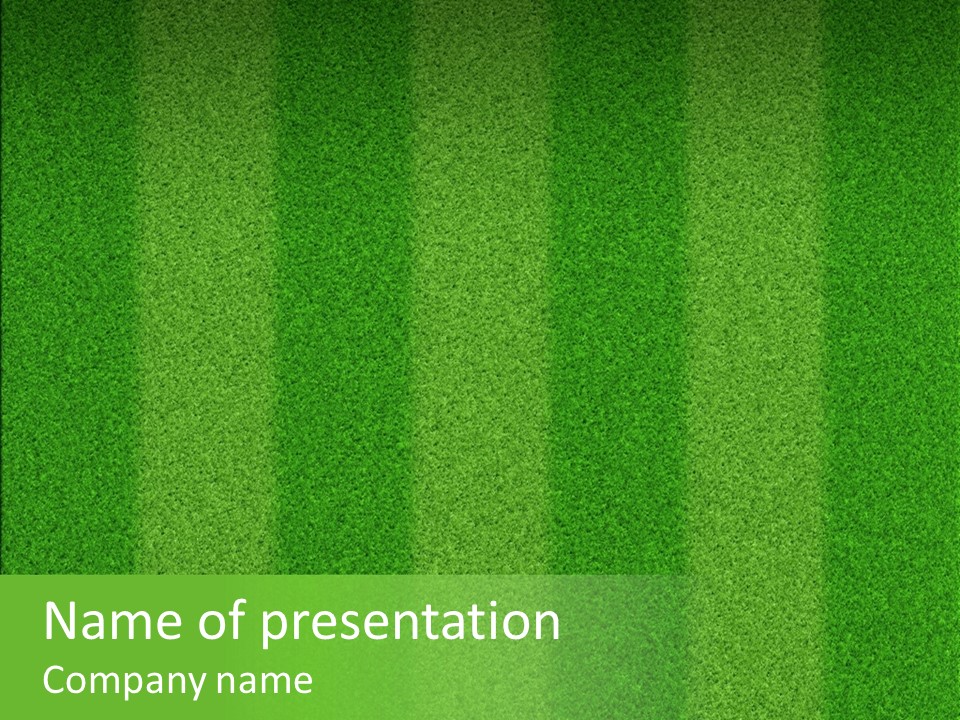 Construction Abstract Soccer PowerPoint Template