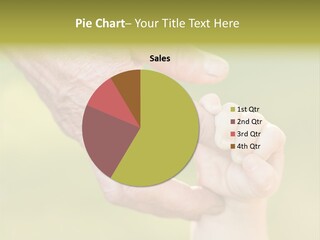 Assisted Handshake Man PowerPoint Template