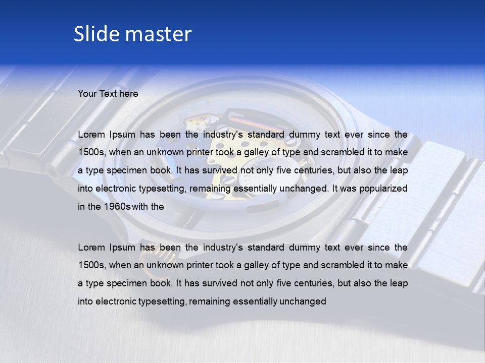 Stainless Inside Jewels PowerPoint Template