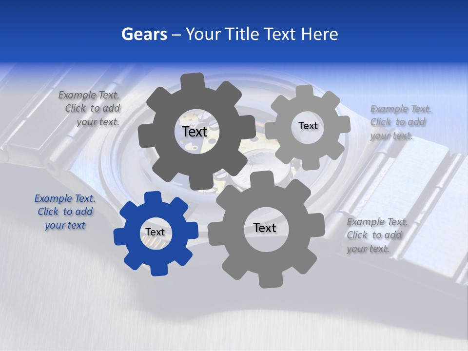 Stainless Inside Jewels PowerPoint Template