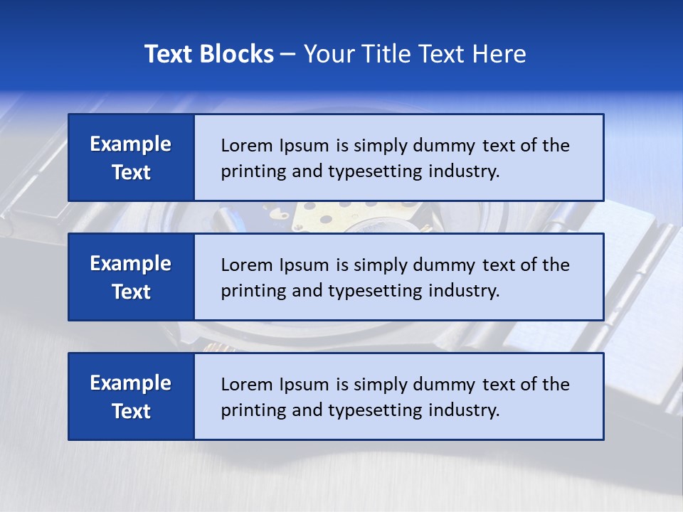 Stainless Inside Jewels PowerPoint Template