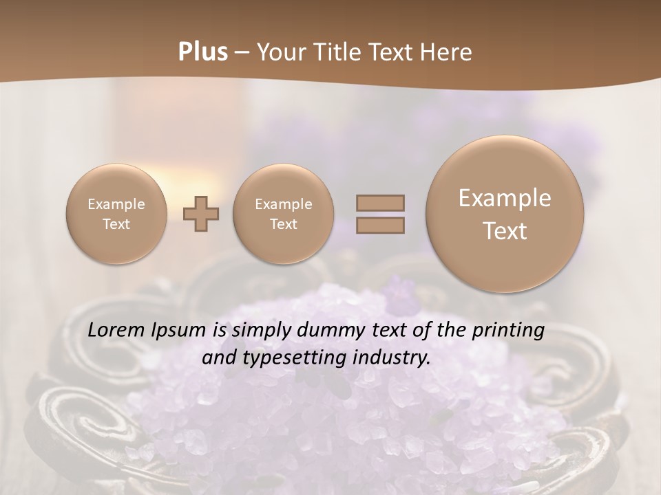 Bottle Freshness Oil PowerPoint Template