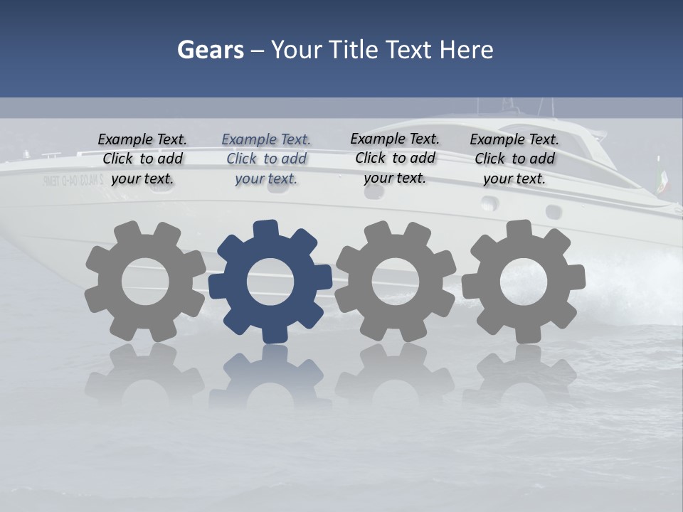Investment Engine Sea PowerPoint Template