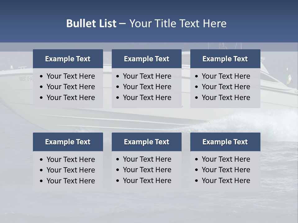 Investment Engine Sea PowerPoint Template