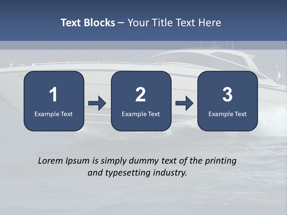 Investment Engine Sea PowerPoint Template