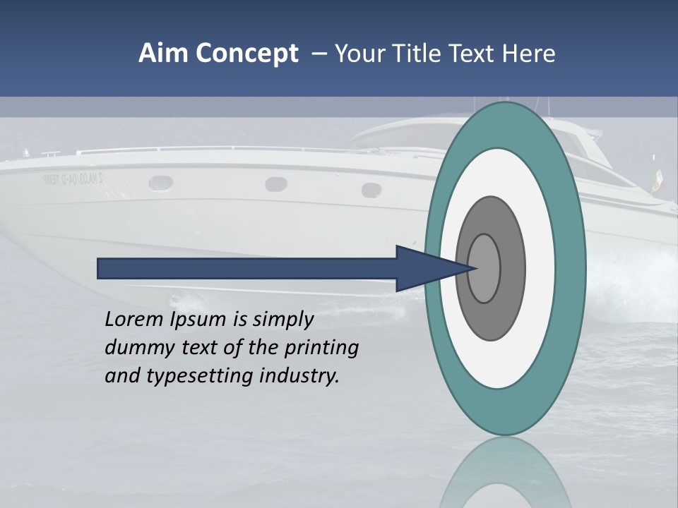 Investment Engine Sea PowerPoint Template