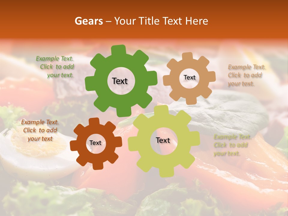 Salad Macro Dinner PowerPoint Template