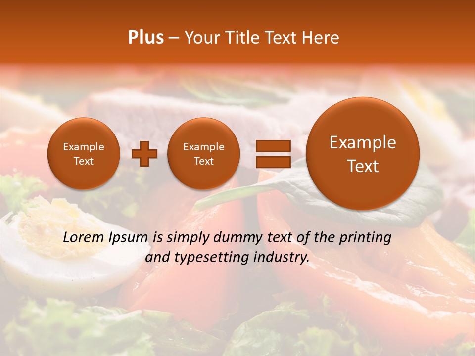 Salad Macro Dinner PowerPoint Template