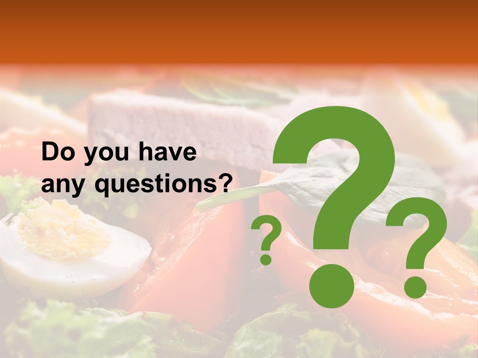 Salad Macro Dinner PowerPoint Template