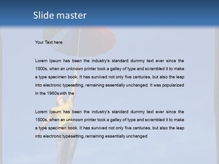 Outdoors High Umbrella PowerPoint Template