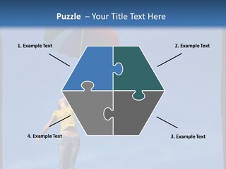 Outdoors High Umbrella PowerPoint Template