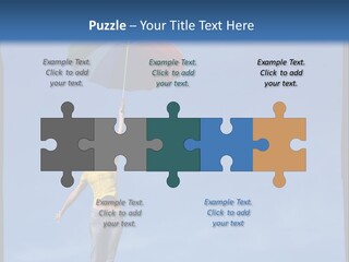 Outdoors High Umbrella PowerPoint Template