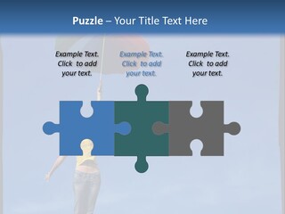 Outdoors High Umbrella PowerPoint Template