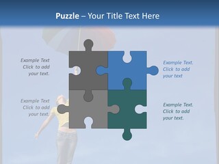 Outdoors High Umbrella PowerPoint Template