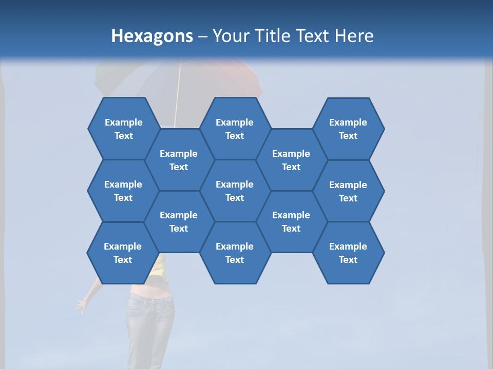 Outdoors High Umbrella PowerPoint Template