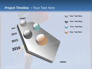 Outdoors High Umbrella PowerPoint Template