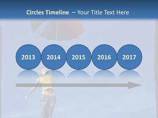 Outdoors High Umbrella PowerPoint Template