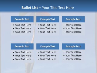 Outdoors High Umbrella PowerPoint Template