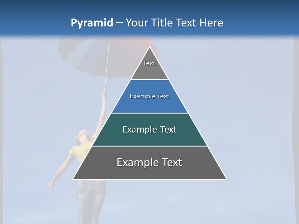Outdoors High Umbrella PowerPoint Template