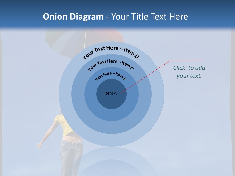 Outdoors High Umbrella PowerPoint Template