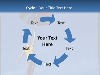 Outdoors High Umbrella PowerPoint Template