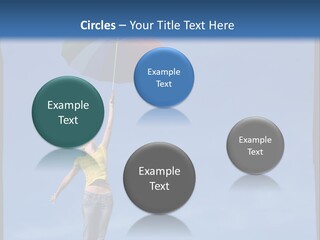 Outdoors High Umbrella PowerPoint Template