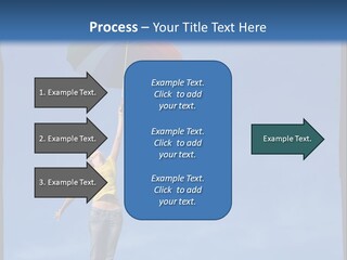 Outdoors High Umbrella PowerPoint Template