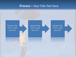 Outdoors High Umbrella PowerPoint Template