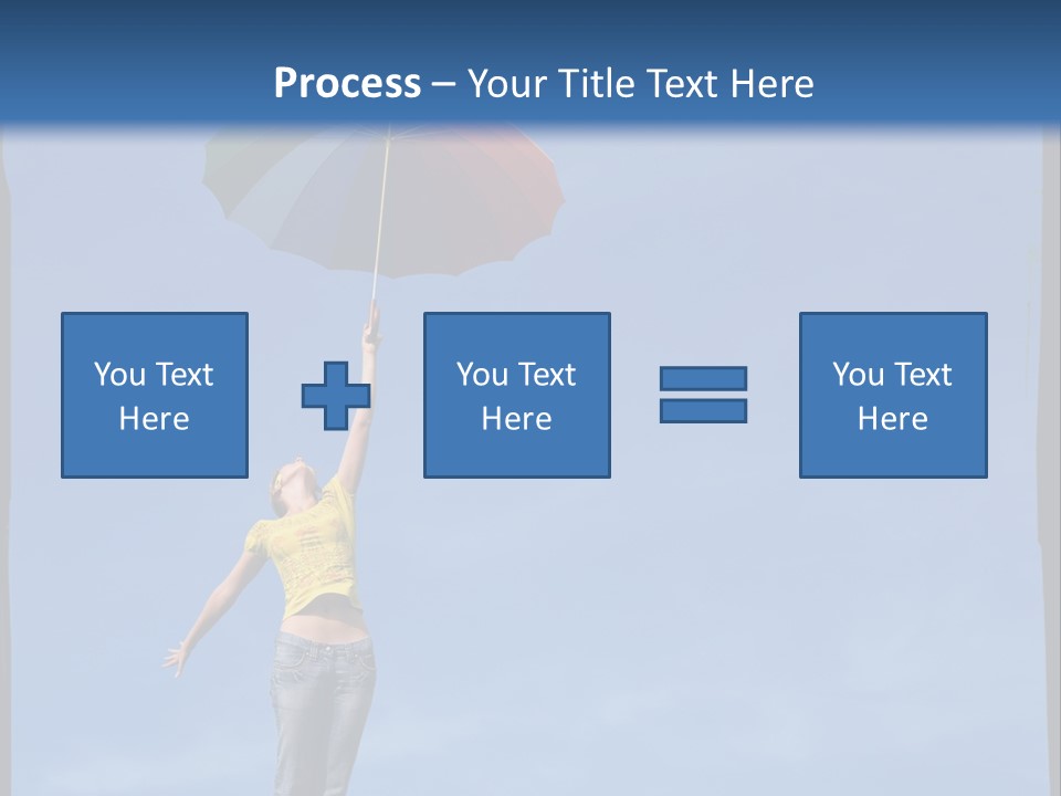 Outdoors High Umbrella PowerPoint Template