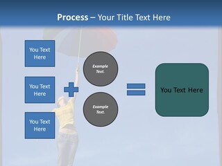 Outdoors High Umbrella PowerPoint Template