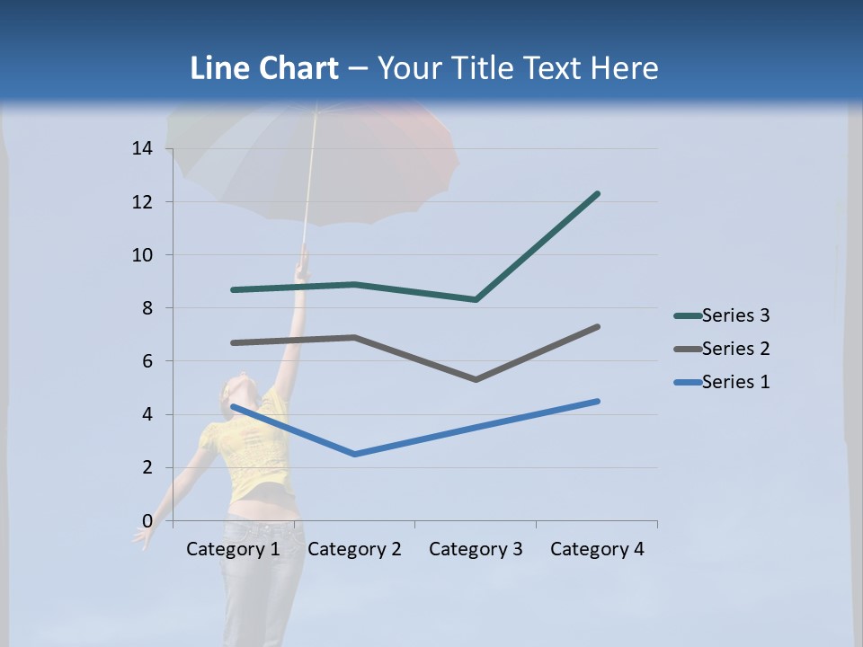 Outdoors High Umbrella PowerPoint Template