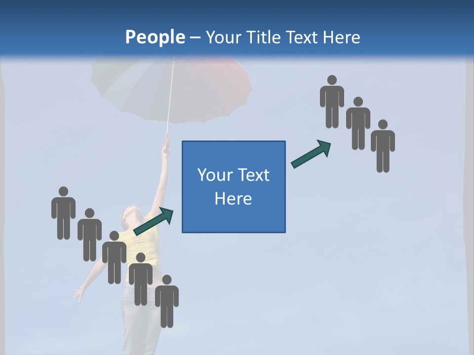 Outdoors High Umbrella PowerPoint Template