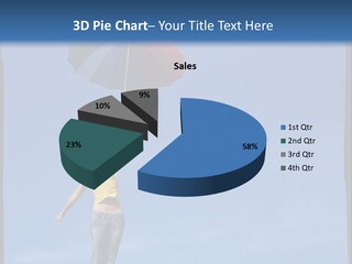 Outdoors High Umbrella PowerPoint Template