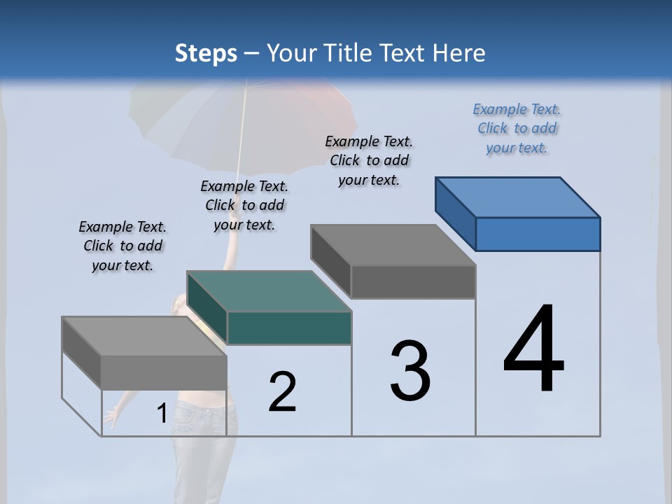 Outdoors High Umbrella PowerPoint Template