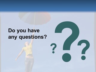 Outdoors High Umbrella PowerPoint Template