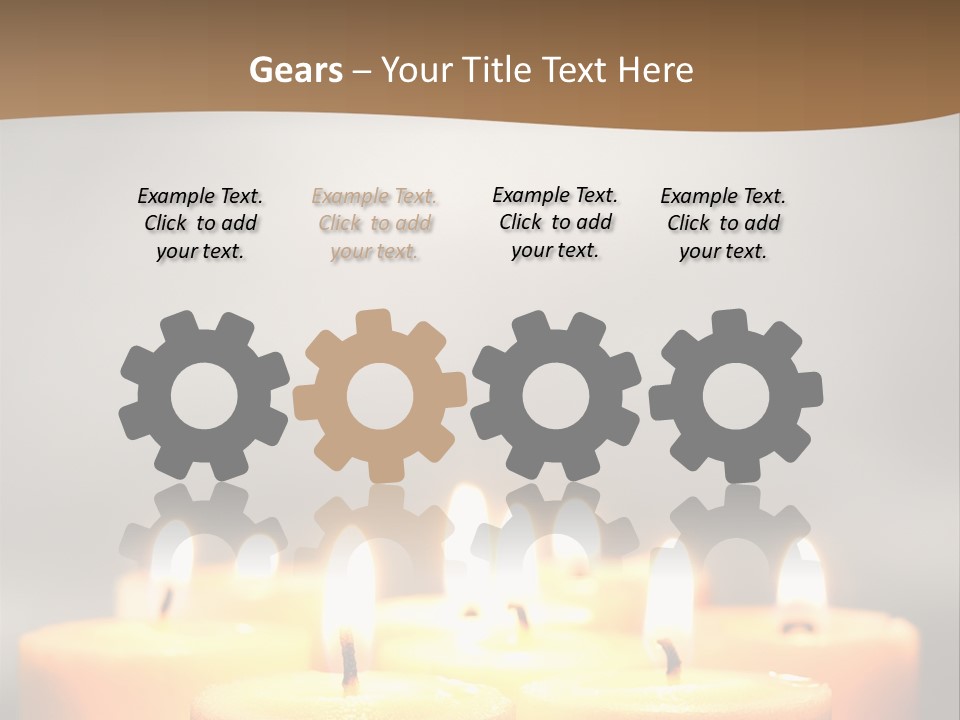 Burning Harmony Ambiance PowerPoint Template