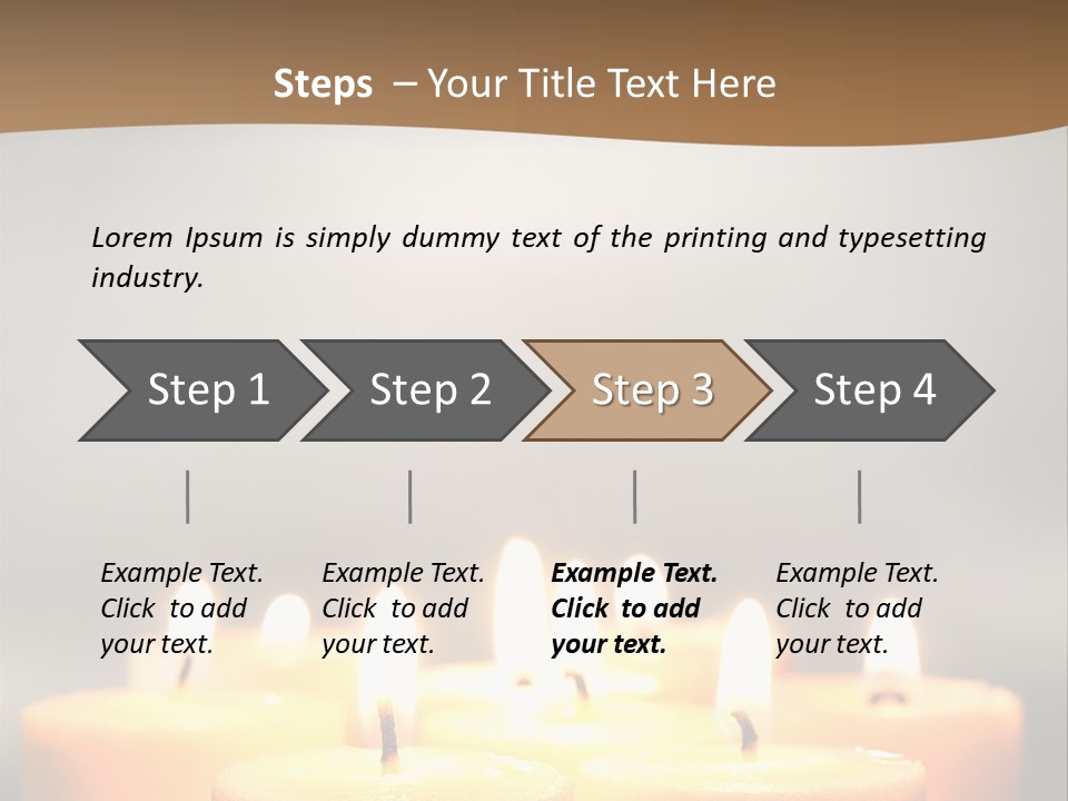 Burning Harmony Ambiance PowerPoint Template
